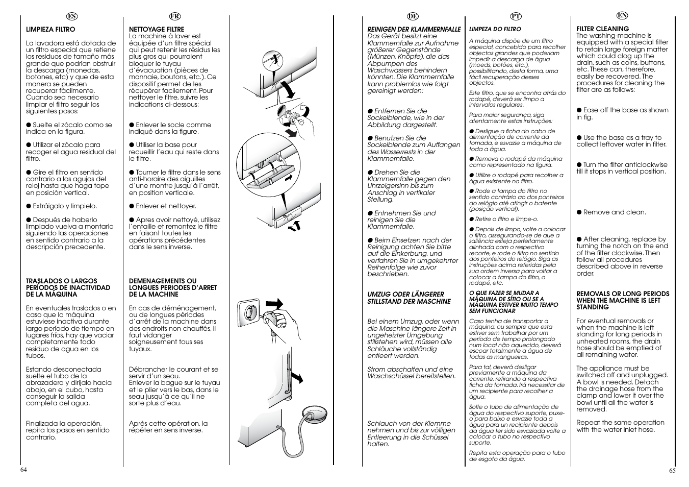Candy ACTIVA SMART 106 ES User Manual | Page 33 / 37
