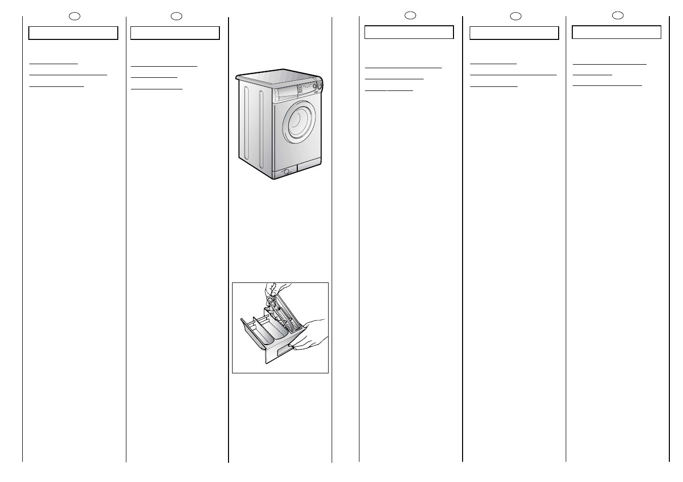 Cleaning and routine maintenance, Reinigung und allgemeine wartung, Limpieza y mantenimiento ordinario | Limpeza e manutenção da maquina, Nettoyage et entretien ordinaire | Candy CBL 96 ES MIRO User Manual | Page 31 / 37