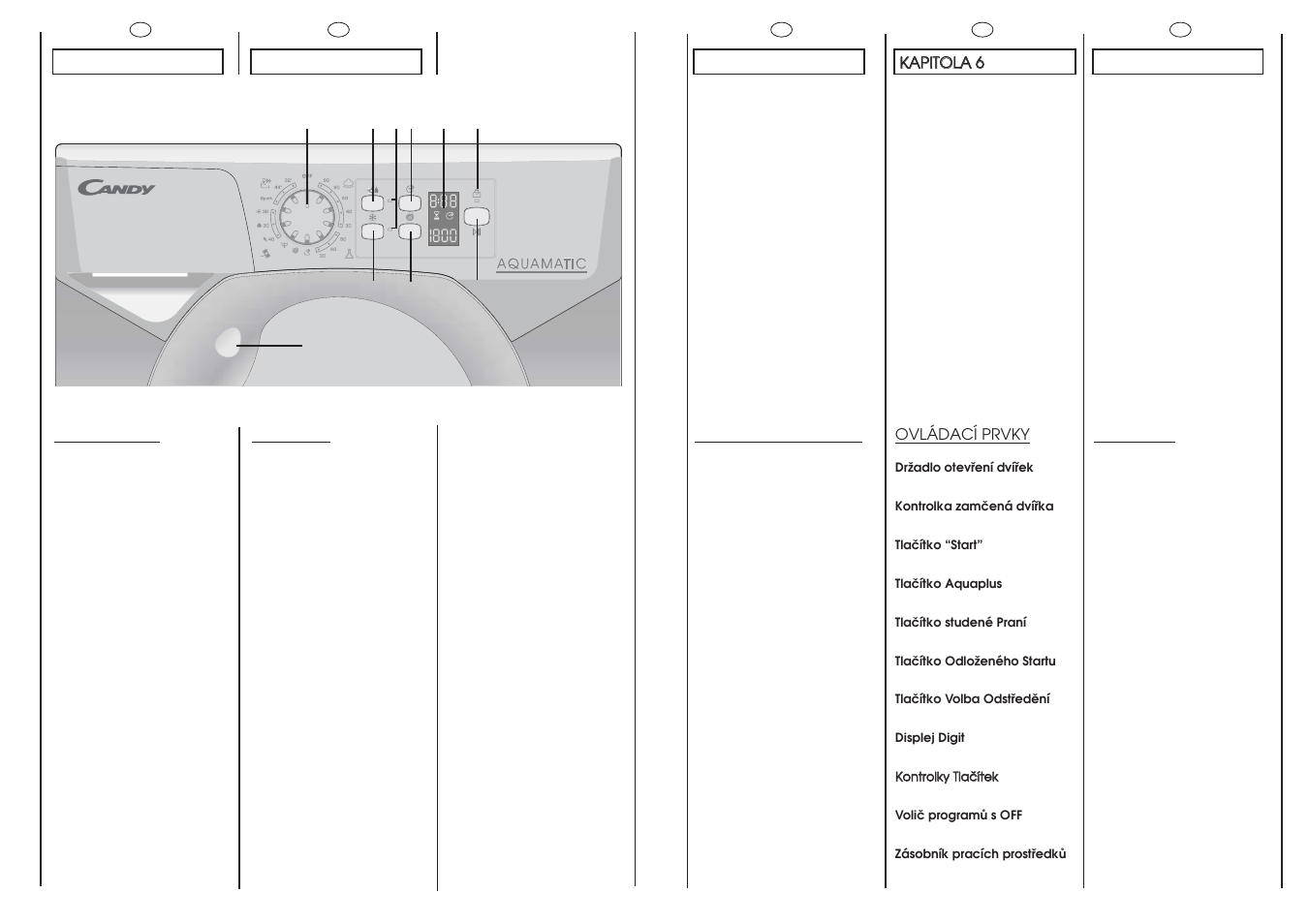 Candy AQUA 800DF-07S User Manual | Page 12 / 41