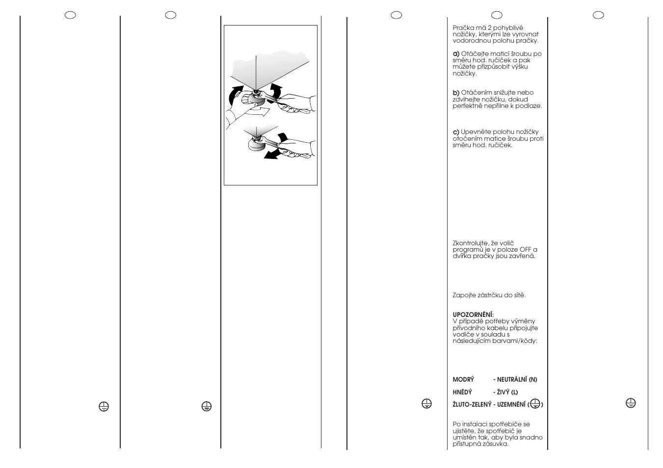 Ab c | Candy AQUA 1100DFS User Manual | Page 11 / 41