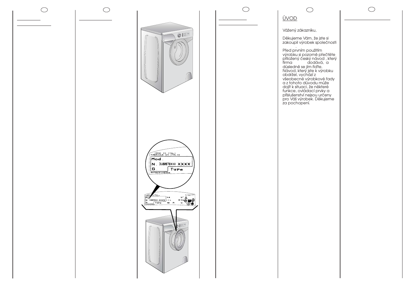Candy AQUA 1100DFS User Manual | Page 2 / 41
