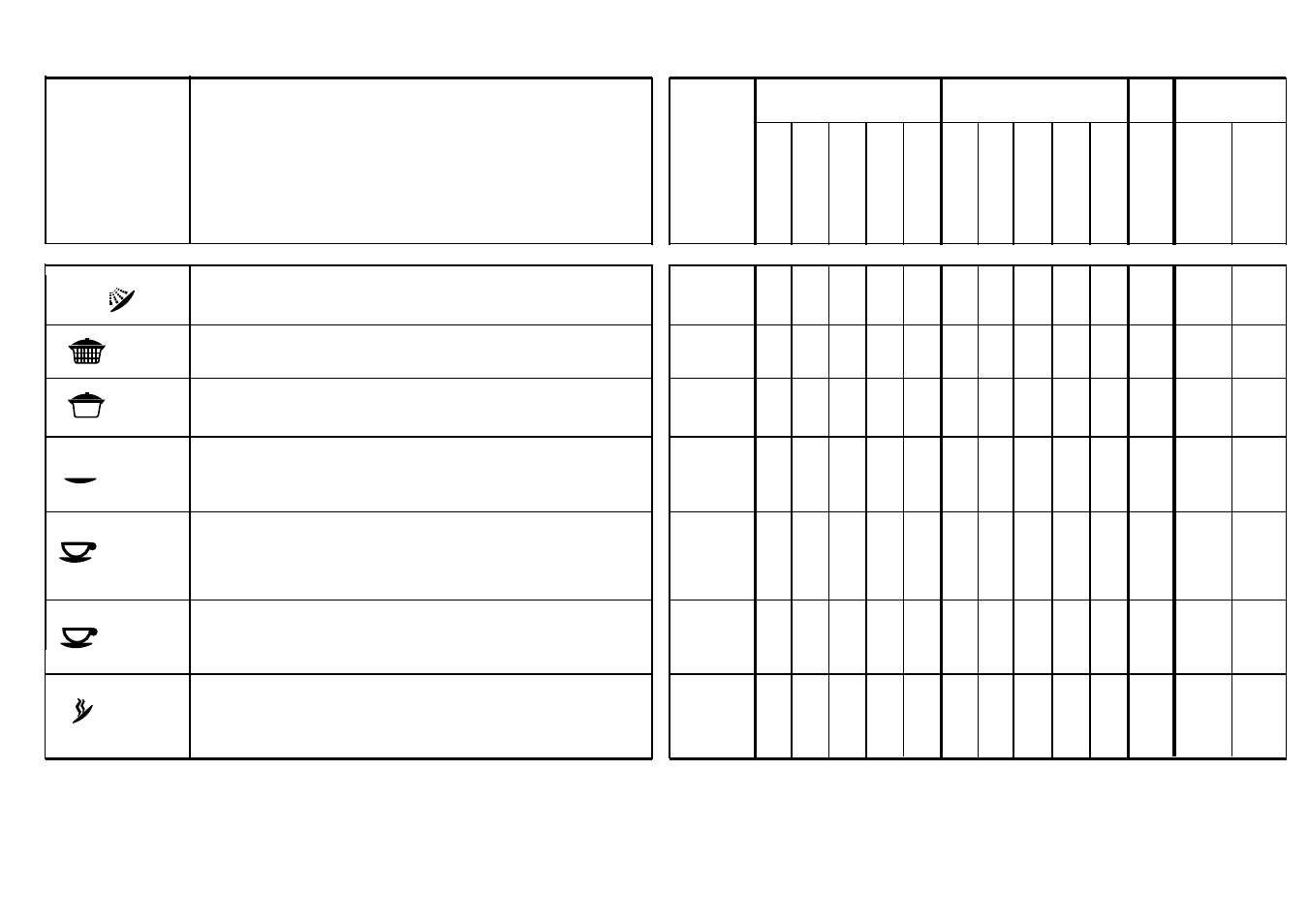 Liste der programme | Candy CD 475 S User Manual | Page 10 / 21