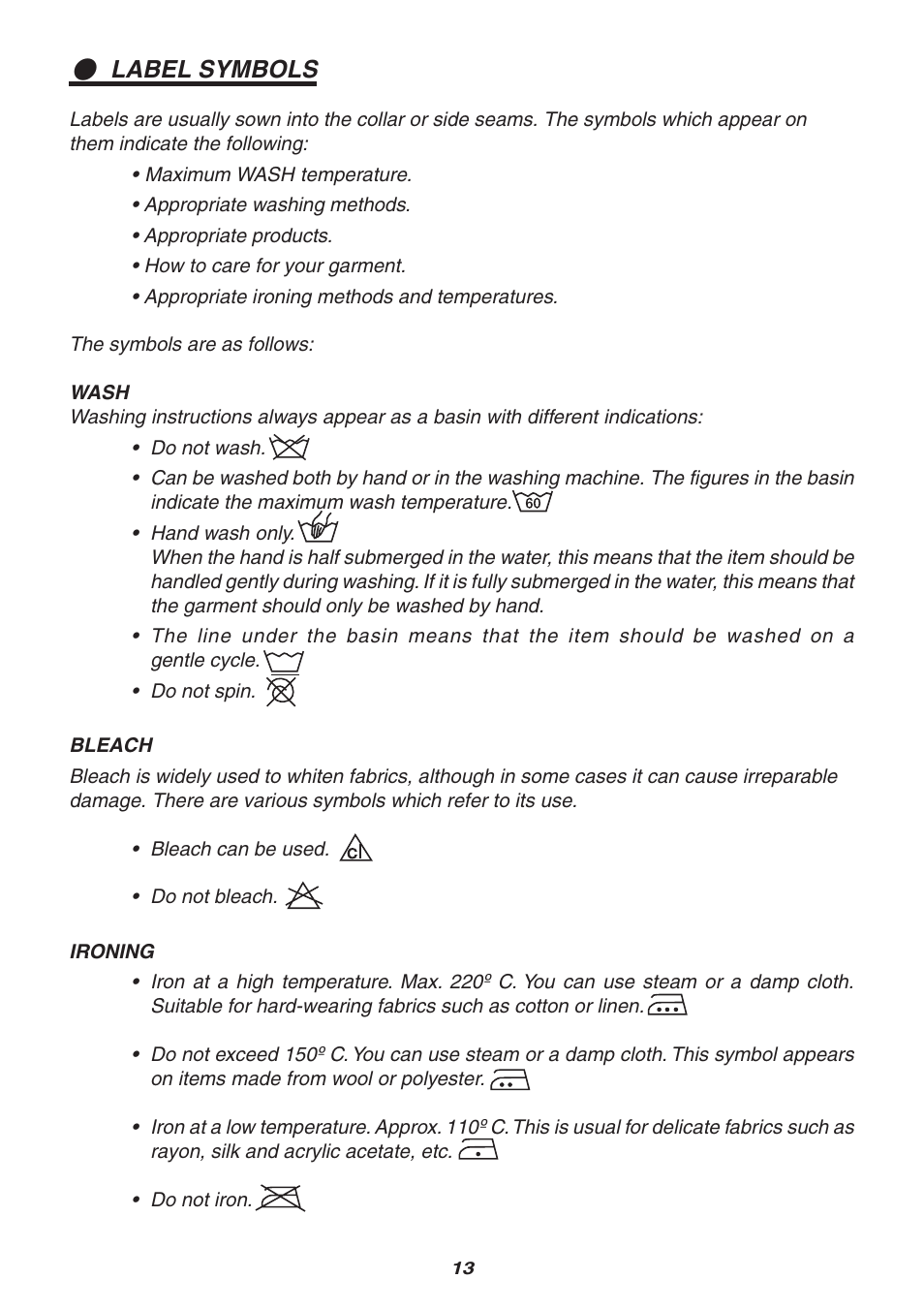 Candy LB CTS 80 SY User Manual | Page 13 / 16