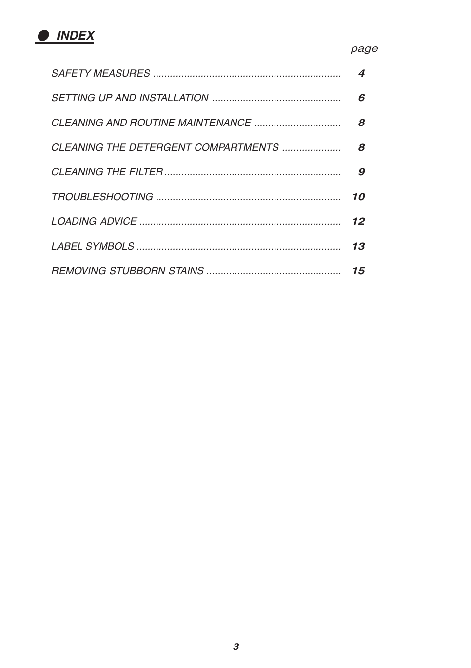 Candy LB CTS 80 SY User Manual | Page 3 / 16