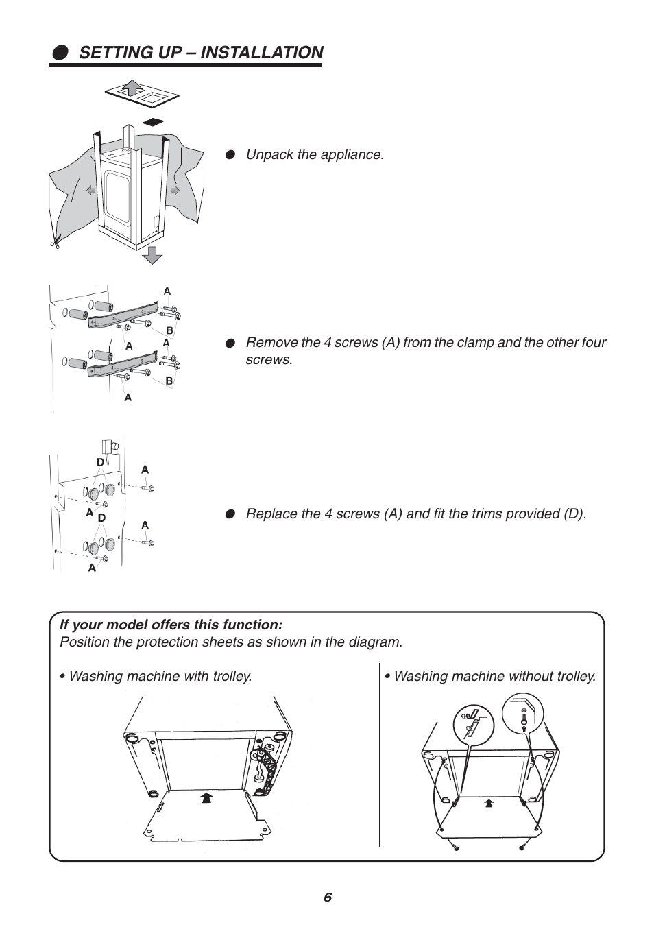 Candy LB CTS 80 SY User Manual | Page 6 / 16