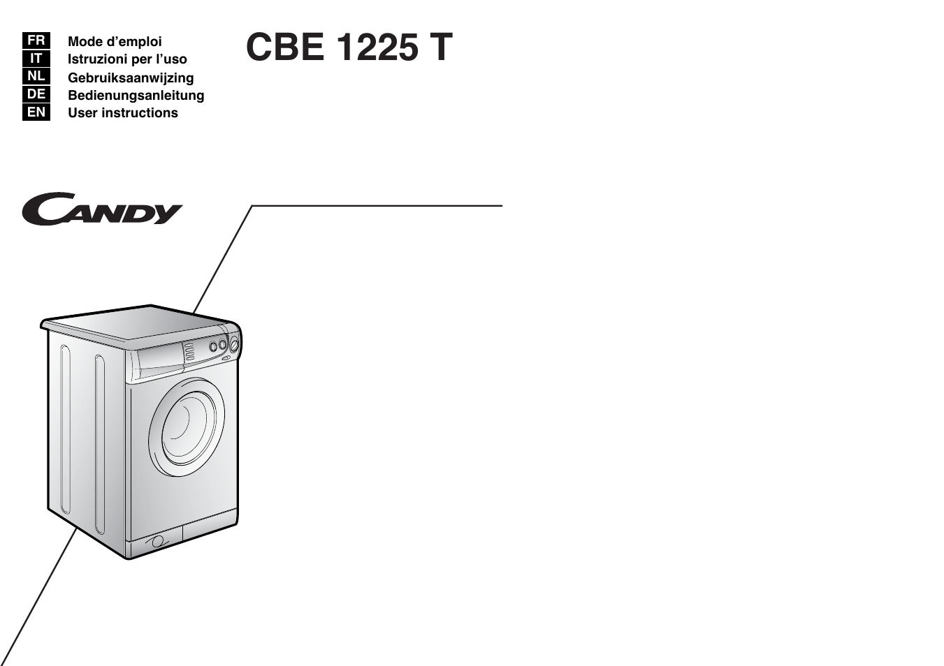 Candy CBE 1225 T User Manual | 33 pages