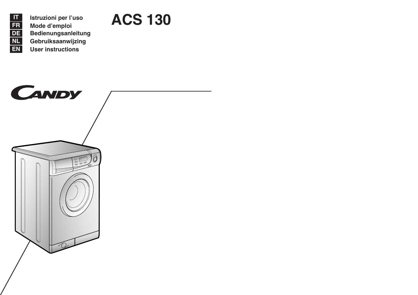 Candy LB ACS 130 P SY User Manual | 37 pages