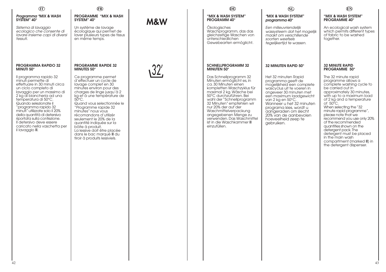 Candy LB ACS 130 P SY User Manual | Page 22 / 37