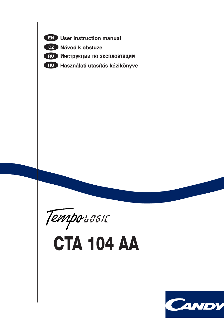 Candy LB CTA104 AA User Manual | 15 pages