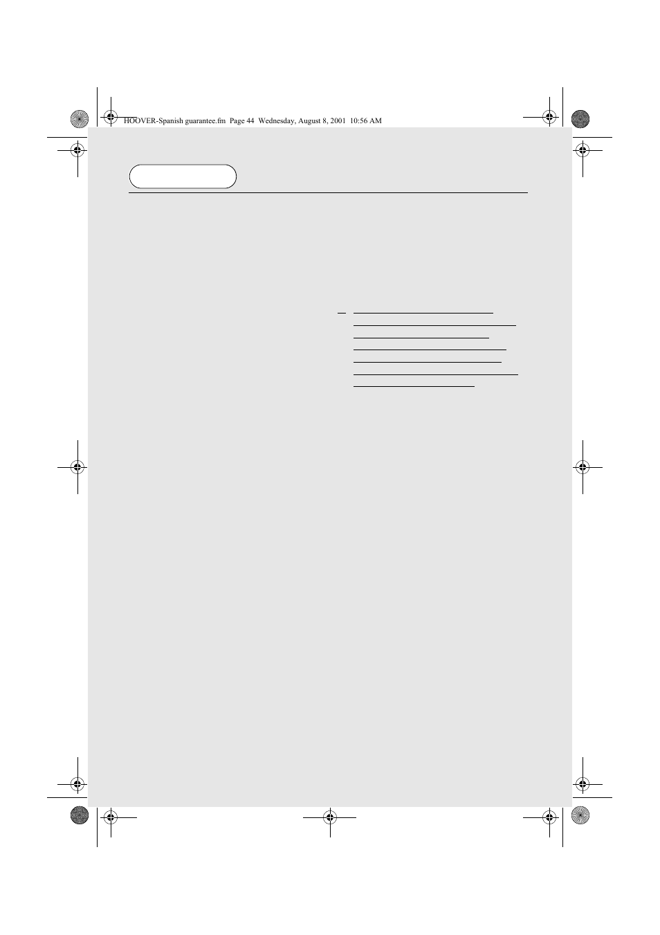 Garantía | Candy CIV 149 EX User Manual | Page 44 / 100