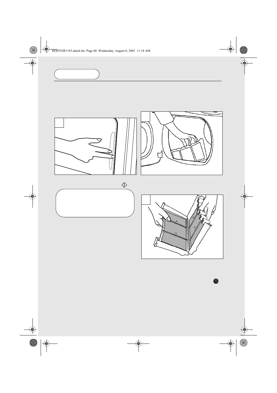 De deur openmaken, Filter | Candy CIV 149 EX User Manual | Page 60 / 100