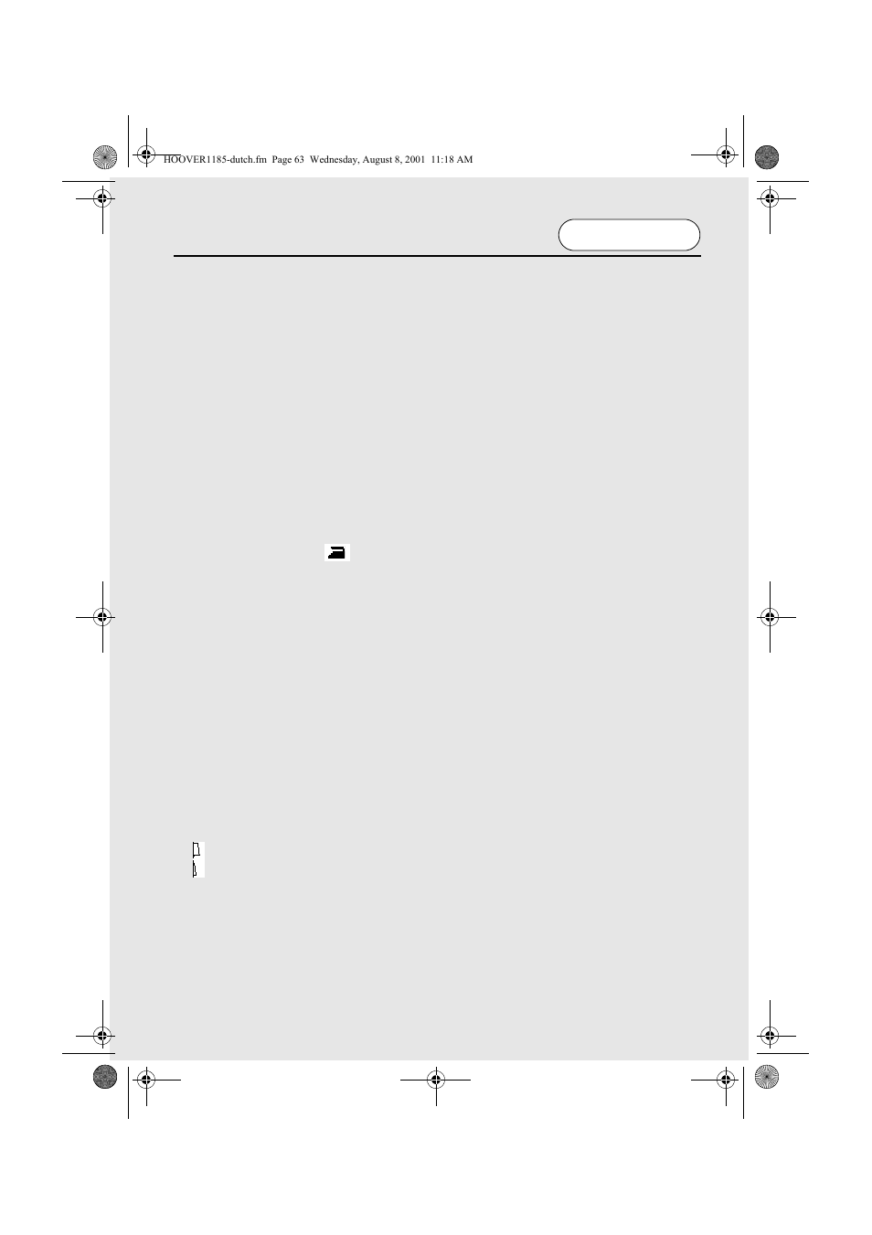 Werking | Candy CIV 149 EX User Manual | Page 63 / 100