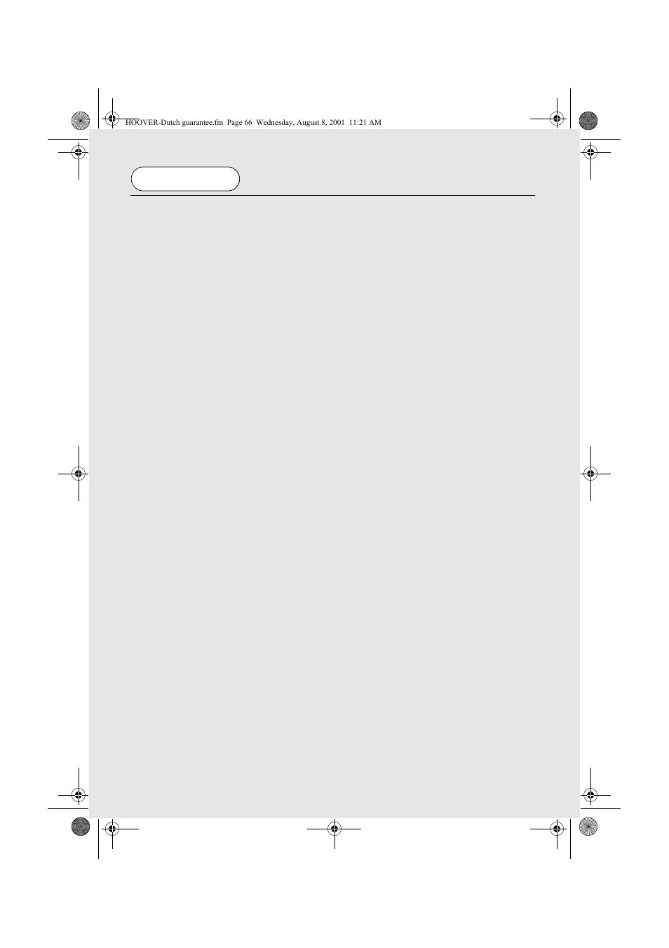 Waarborg | Candy CIV 149 EX User Manual | Page 66 / 100