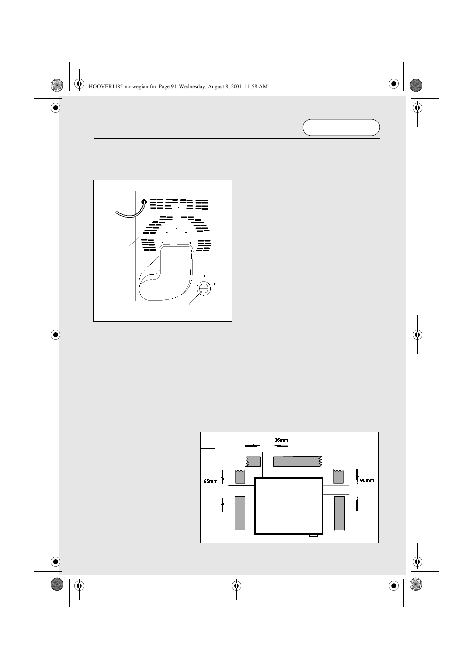 Krav til installasjon og ventilasjon, Norsk | Candy CIV 149 EX User Manual | Page 91 / 100