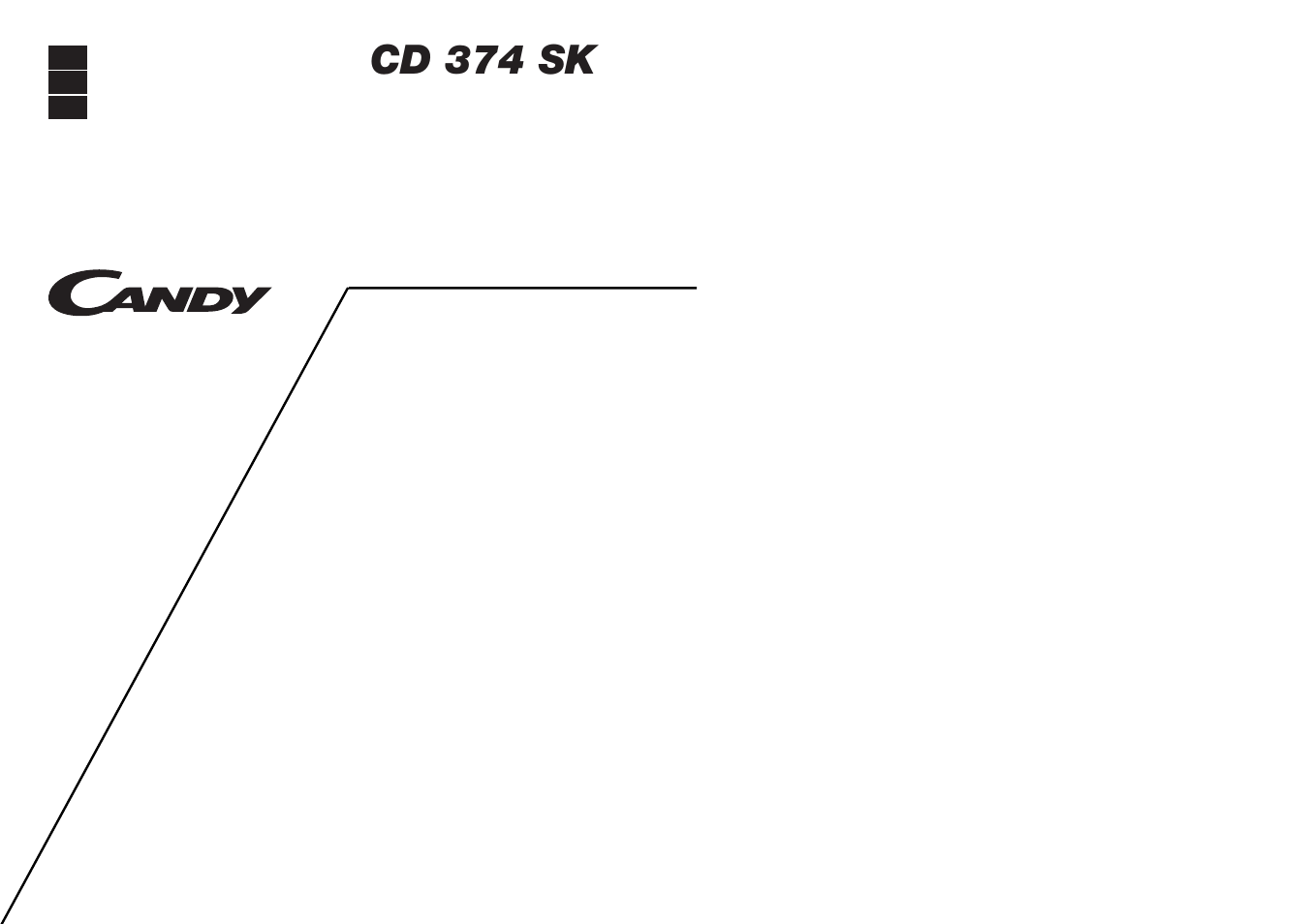 Candy LS CD 374 SK User Manual | 41 pages