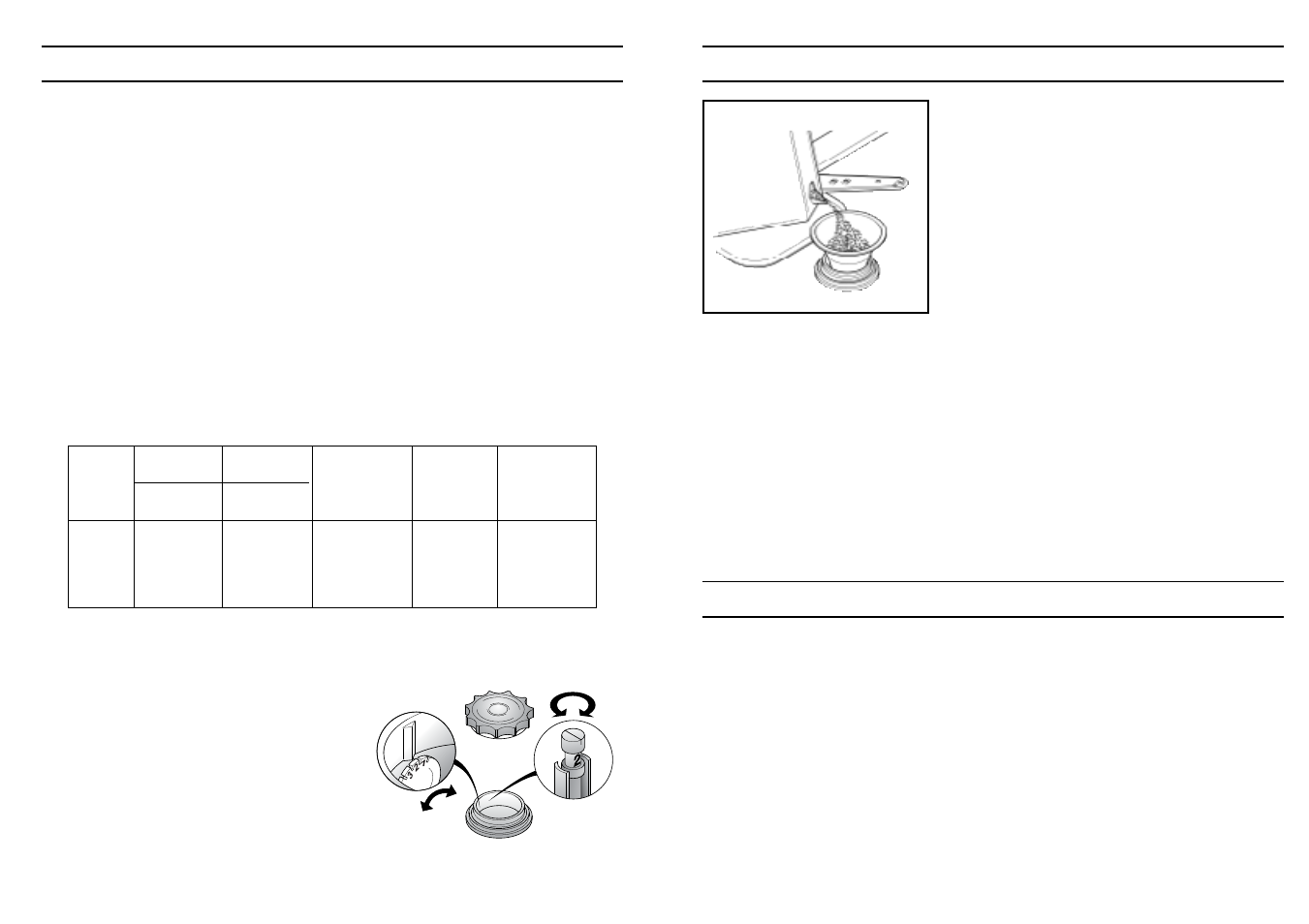 Para cerrar la puerta, Indicador del llenado de sal, Cargar la sal | Candy LS CD 374 SK User Manual | Page 31 / 41