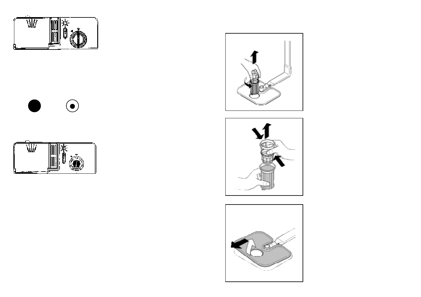 Nettoyage des filtres | Candy LS CD 374 SK User Manual | Page 9 / 41