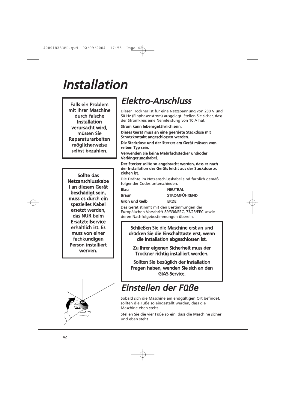 Candy AB CDC 679 XT- 88 User Manual | Page 42 / 76