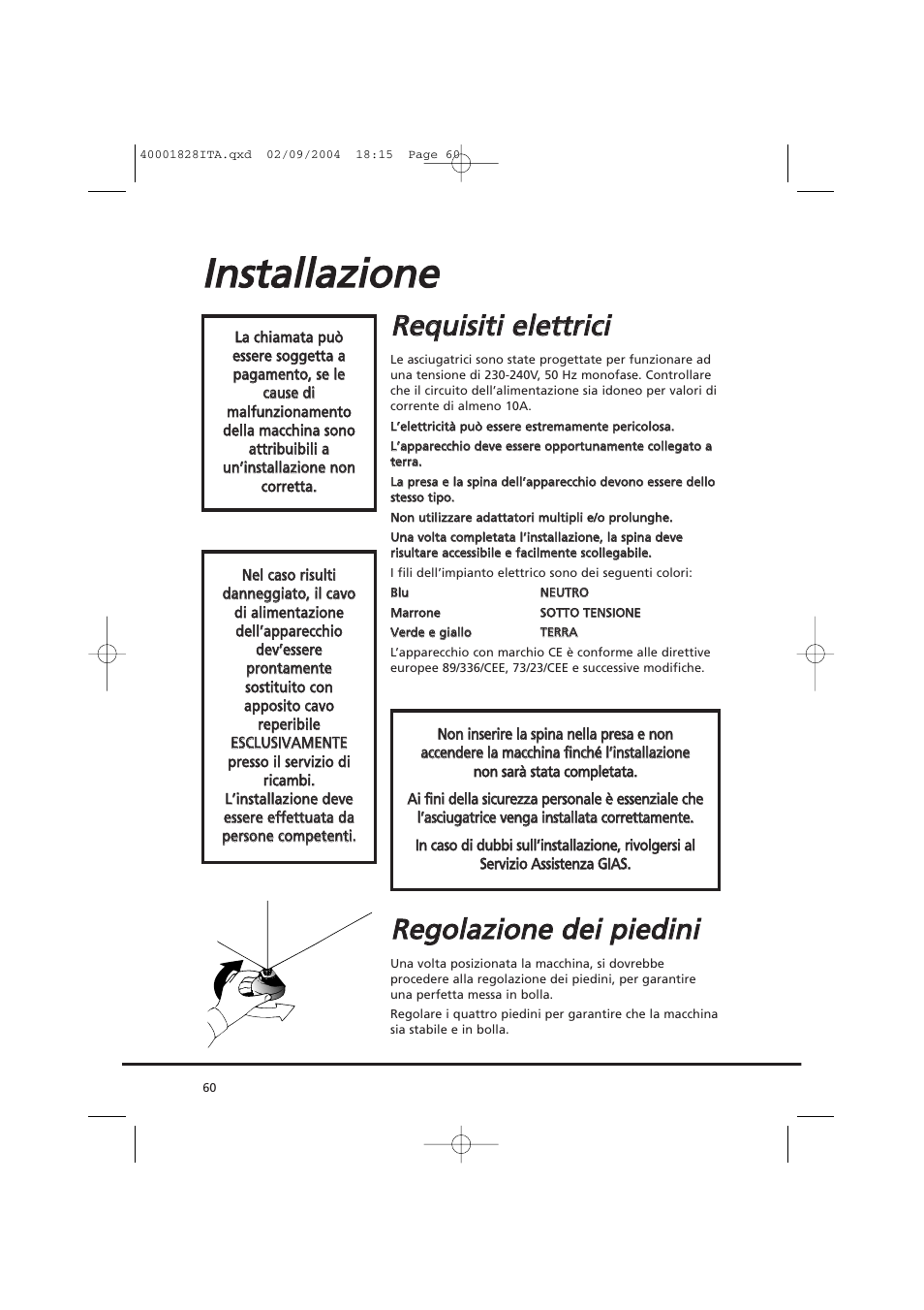 Candy AB CDC 679 XT- 88 User Manual | Page 60 / 76