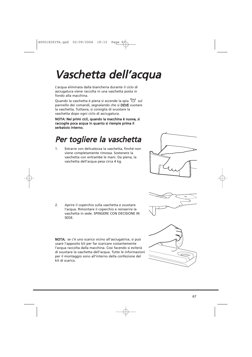 Candy AB CDC 679 XT- 88 User Manual | Page 67 / 76