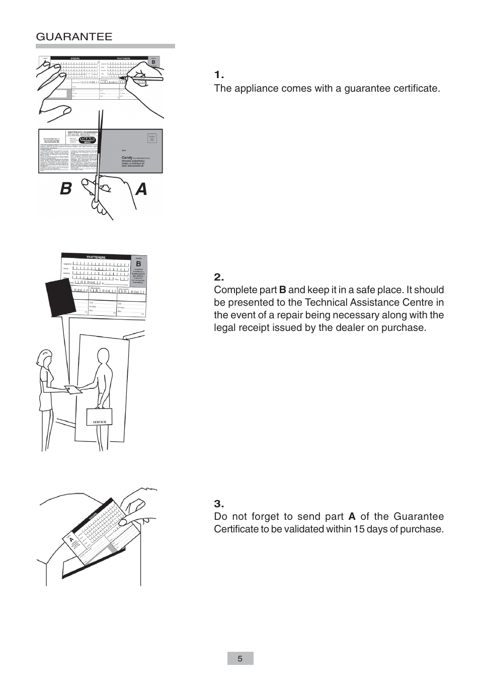 Candy LB CTT 68 T CI User Manual | Page 3 / 17