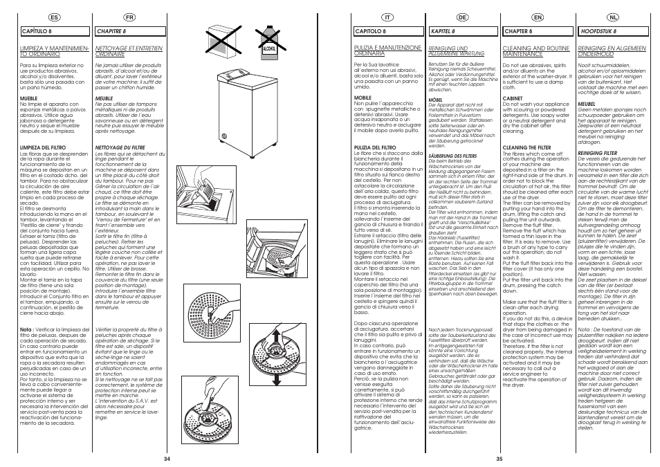 Candy AB CST 95 User Manual | Page 17 / 23