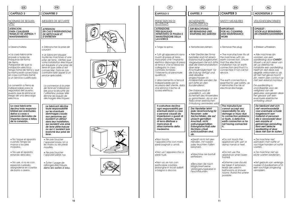 Candy AB CST 95 User Manual | Page 5 / 23
