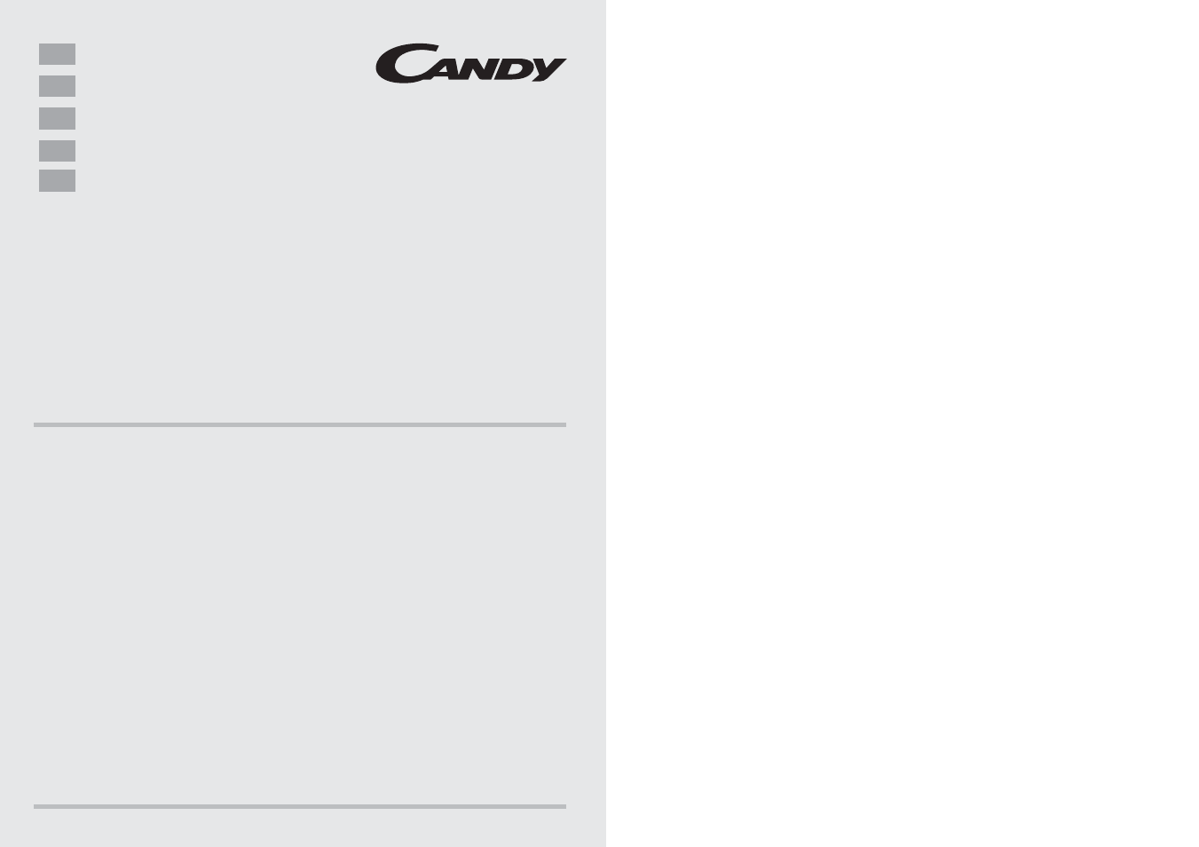 Candy CDF 625 TX - 86 S User Manual | 25 pages