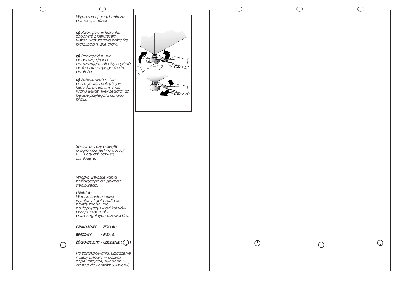 Ab c | Candy CDB 475D-01S User Manual | Page 11 / 53