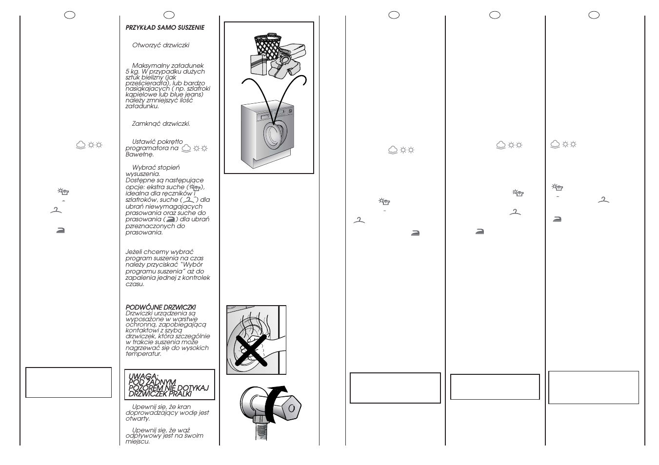 Max 5 kg | Candy CDB 475D-01S User Manual | Page 42 / 53