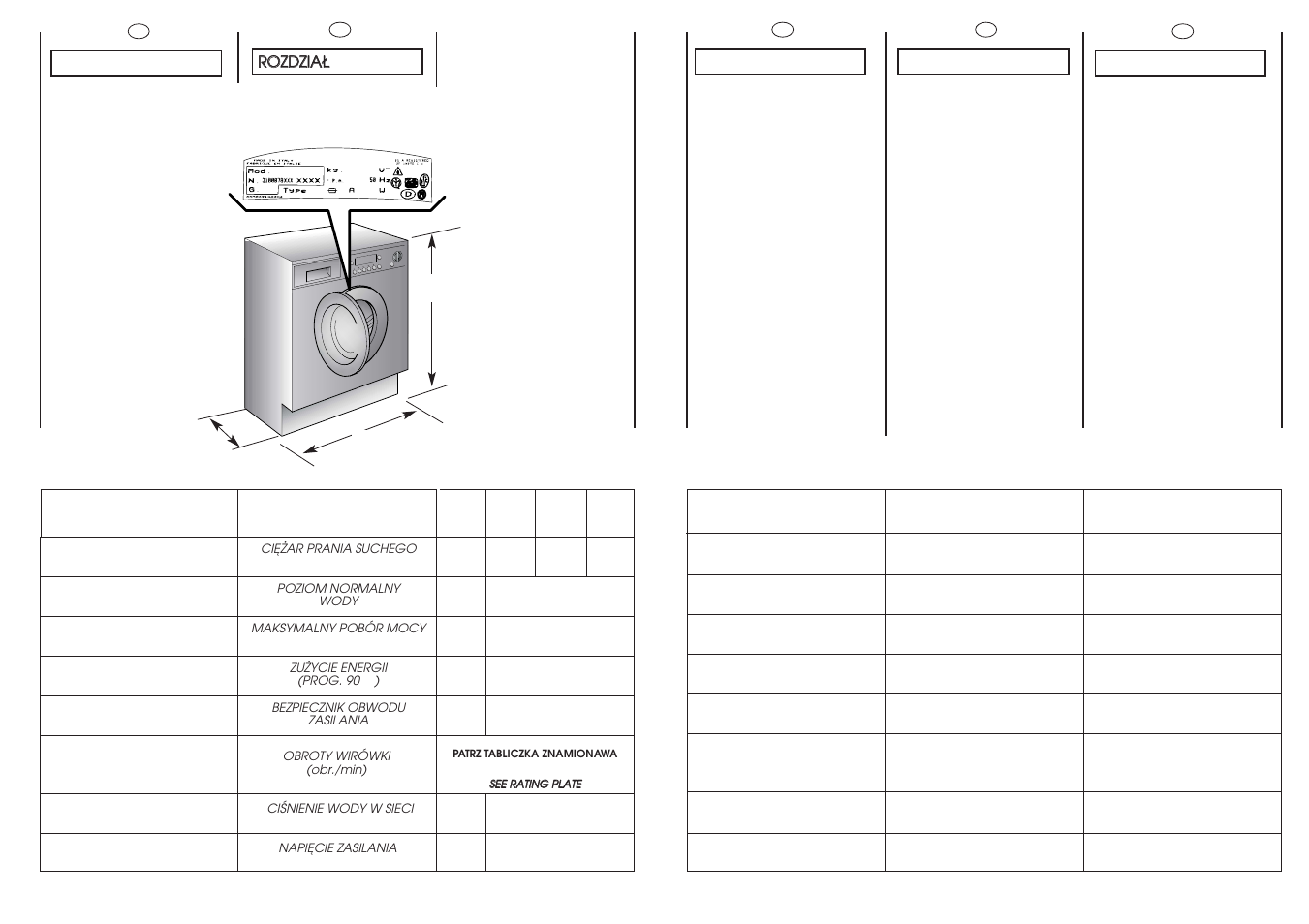 Candy CDB 475D-01S User Manual | Page 8 / 53