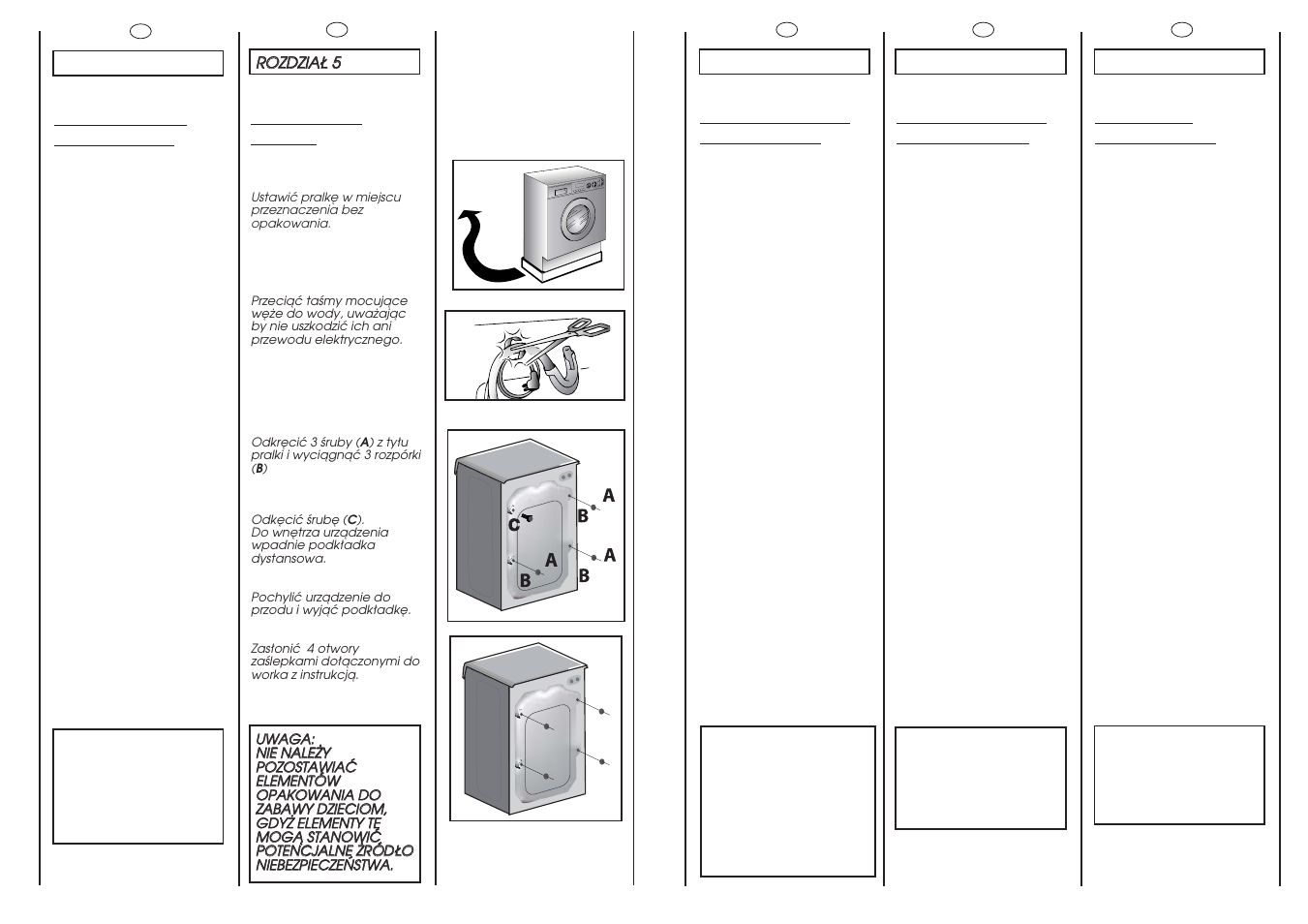 Candy CDB 475D-01S User Manual | Page 9 / 53