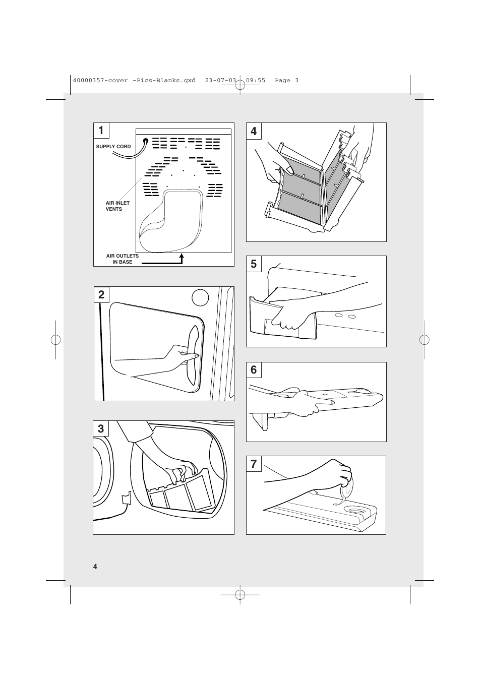 Candy AB CDC268TEX User Manual | Page 4 / 68