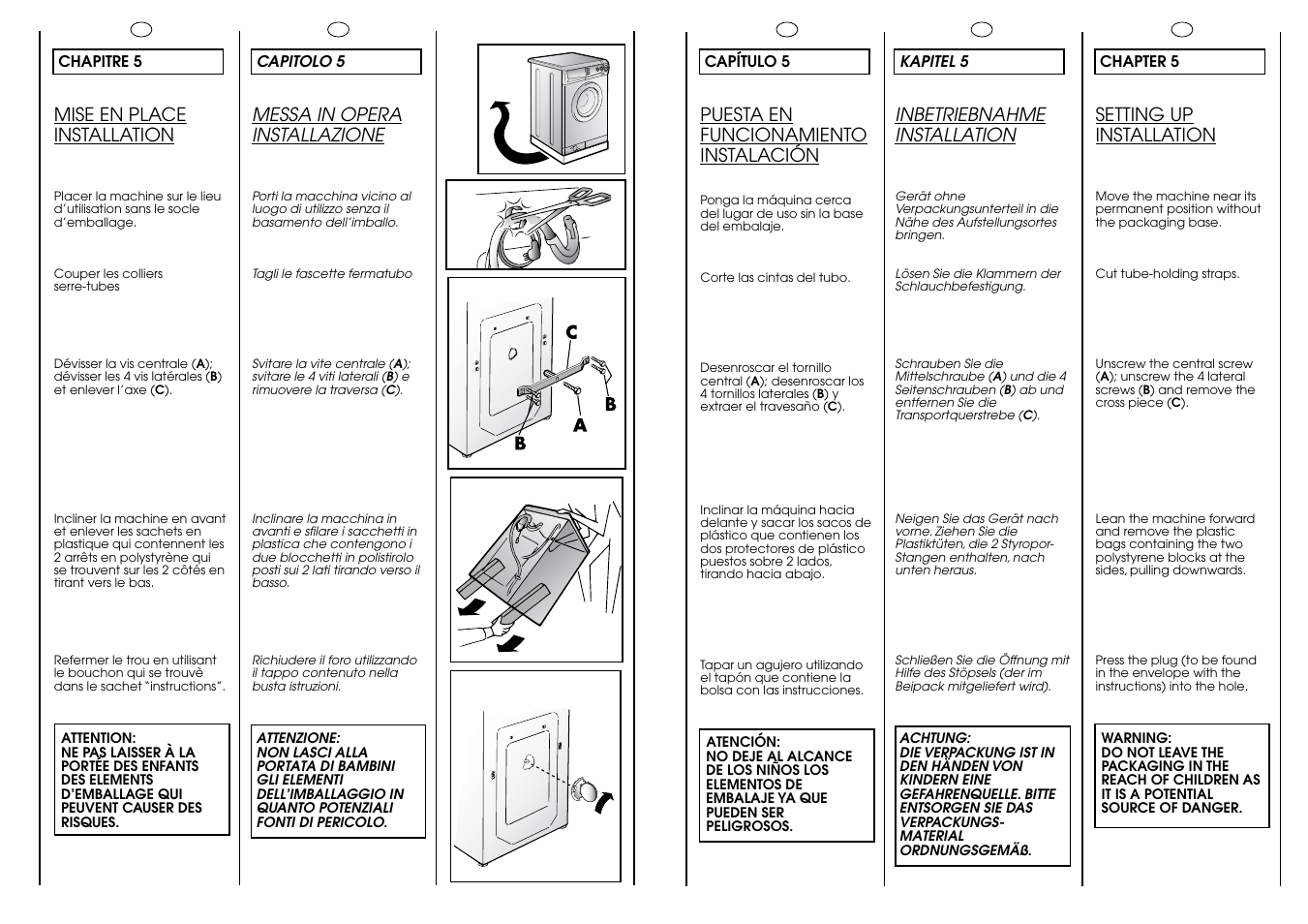 Candy CIW 100 T User Manual | Page 9 / 41