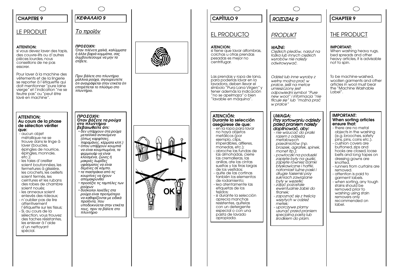 The product, Produkt, Le produit | El producto | Candy CBL 100.6 SY User Manual | Page 22 / 37
