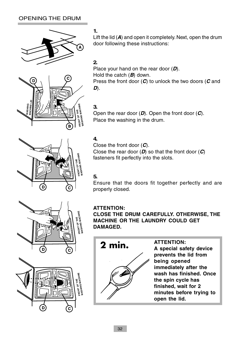 2 min | Candy LB CTE 101 SY User Manual | Page 6 / 14