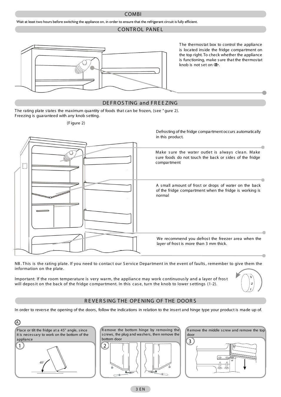 Candy CFM 2355 User Manual | Page 4 / 30