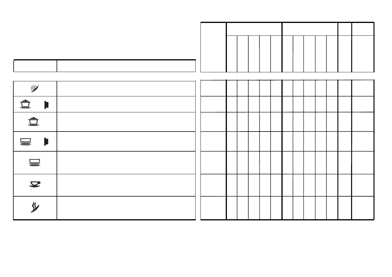 Liste des programmes | Candy LS CD 372__1 User Manual | Page 3 / 21