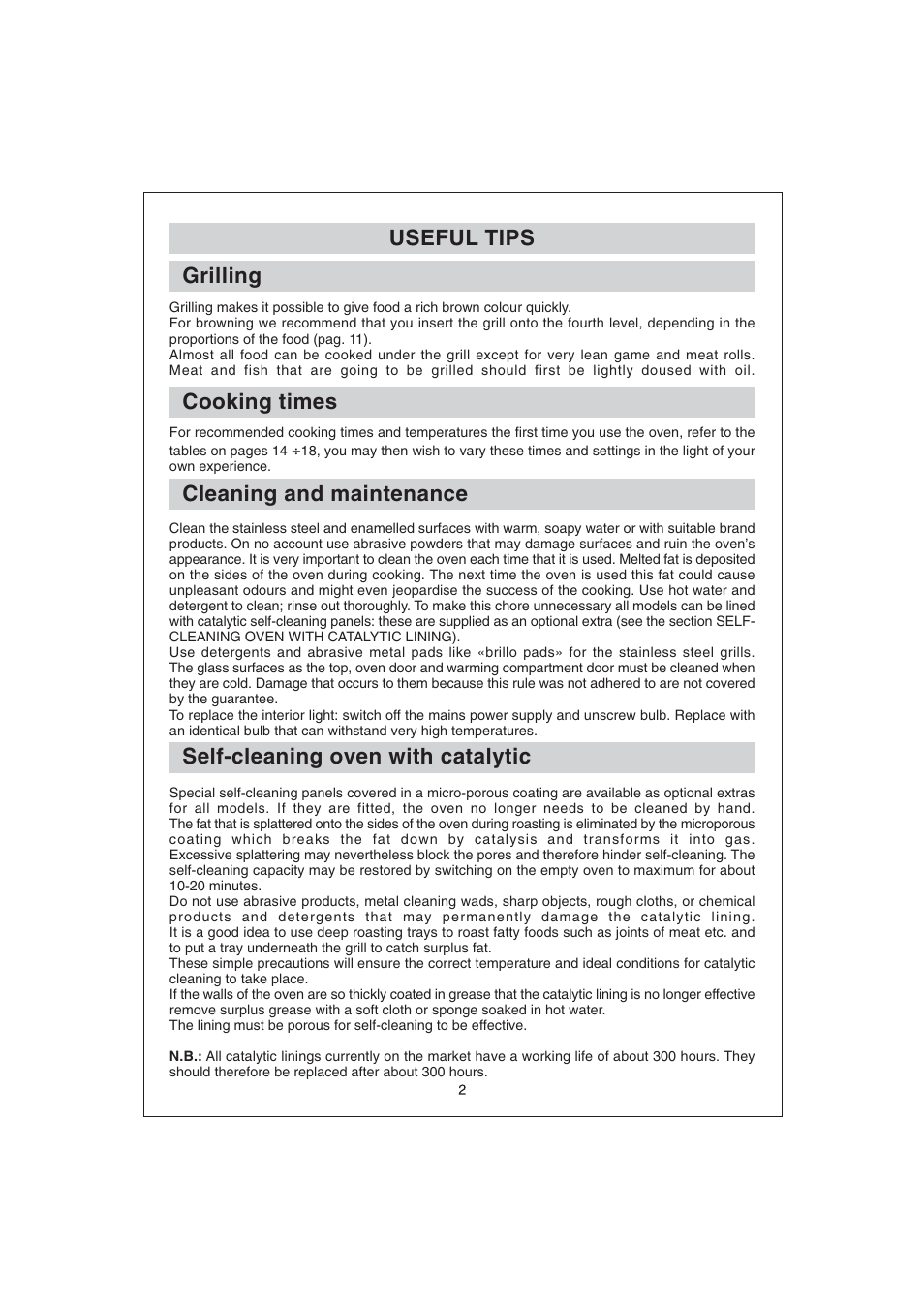 Candy FO FDP 299 X User Manual | Page 3 / 20