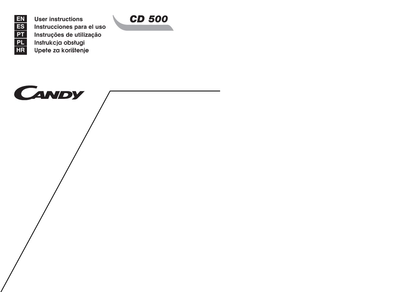 Candy CD 500 User Manual | 65 pages