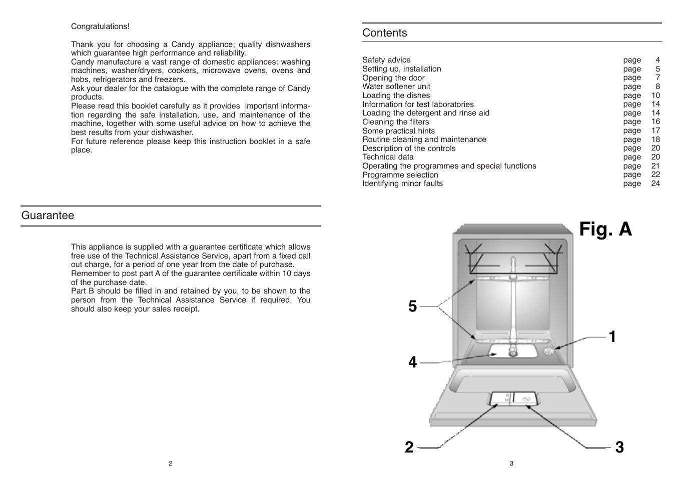 Fig. a | Candy CD 500 User Manual | Page 2 / 65