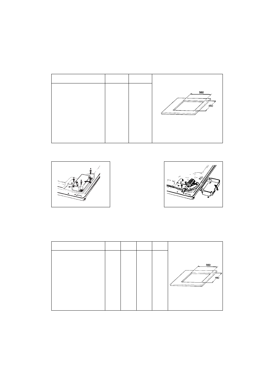 Technical characteristics, Technical characteristics for australia | Candy EH 665 W UK User Manual | Page 2 / 12