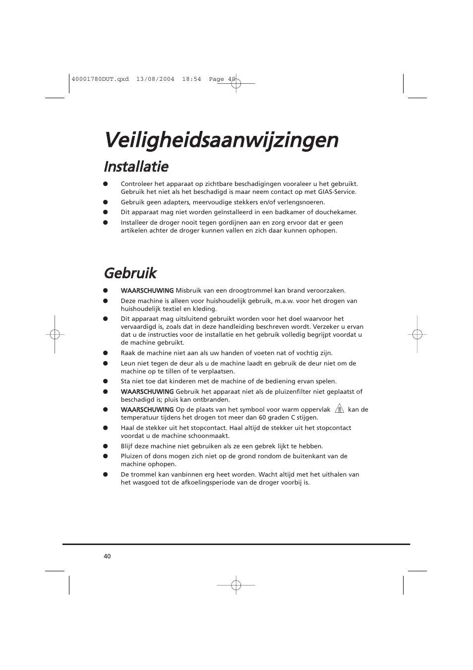 Gge eb brru uiik k | Candy AB CDC 668 - SY User Manual | Page 40 / 112