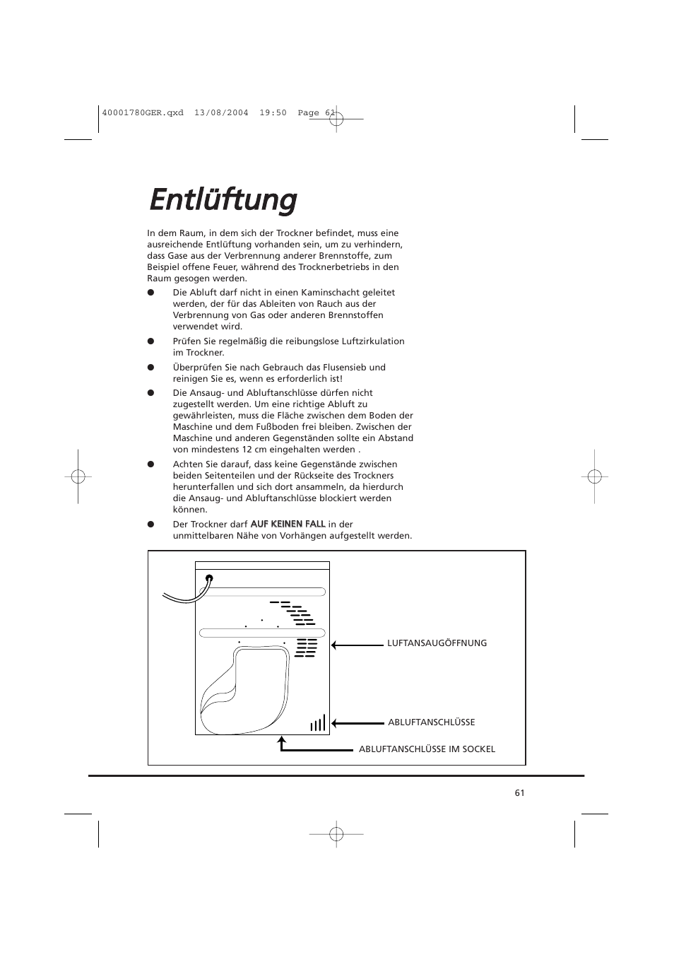 Een nttllü üffttu un ng g | Candy AB CDC 668 - SY User Manual | Page 61 / 112