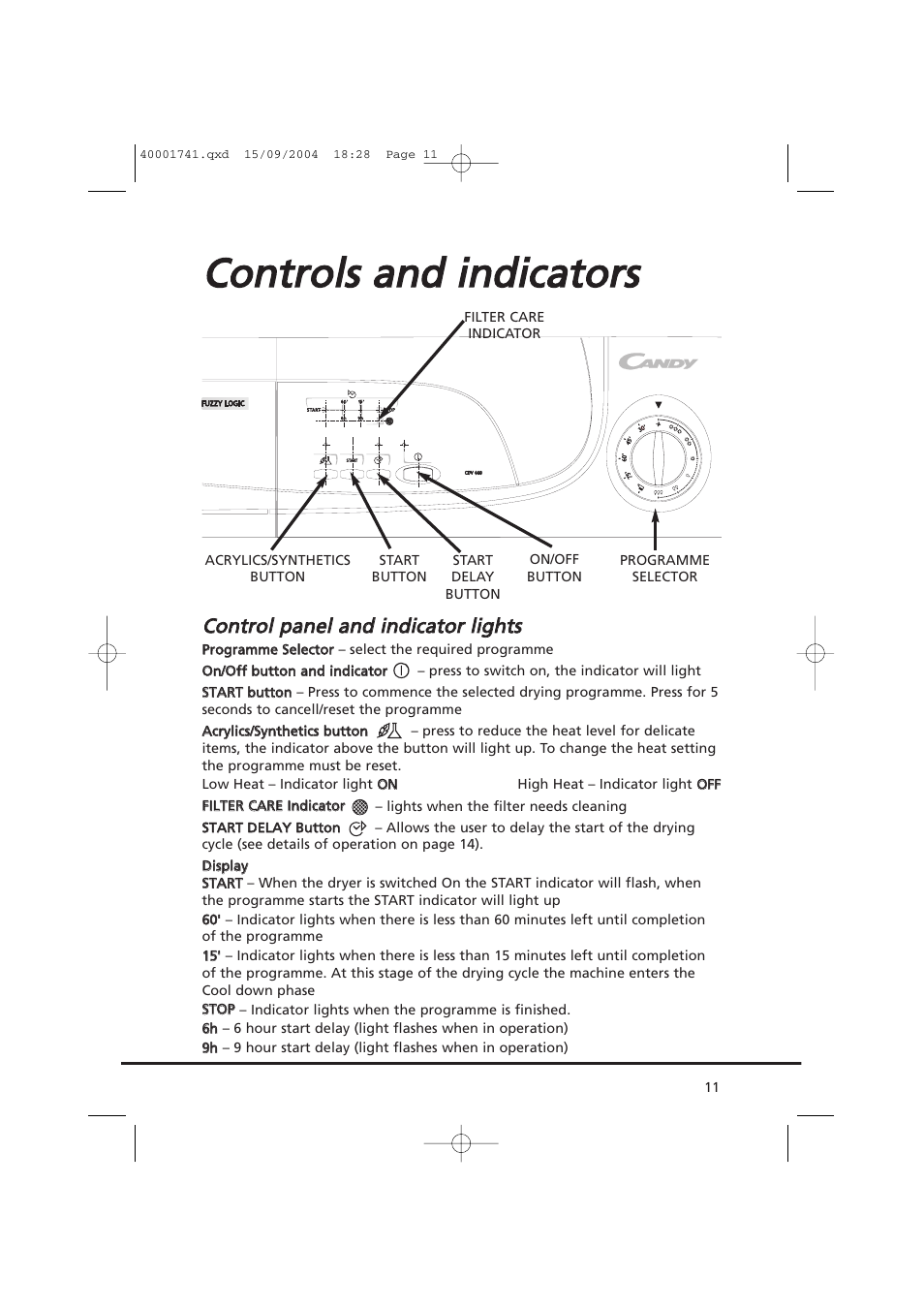 Candy AB CDV 660 -SY User Manual | Page 11 / 132