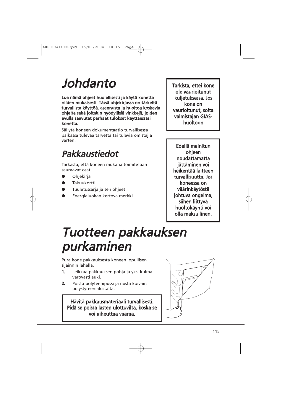 Jjo oh hd da an ntto o, Ppa ak kk ka au ussttiie ed do ott | Candy AB CDV 660 -SY User Manual | Page 115 / 132