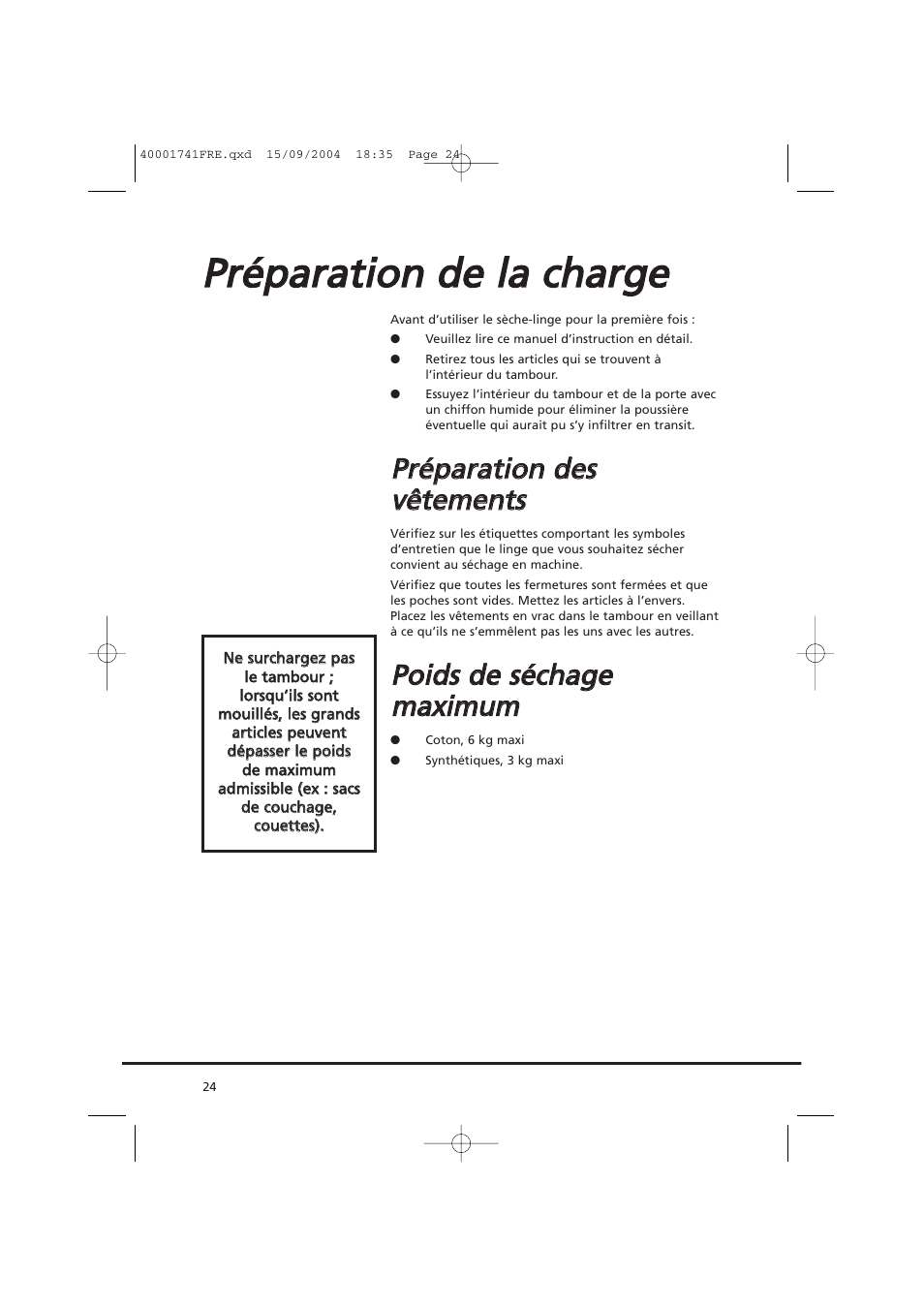 Candy AB CDV 660 -SY User Manual | Page 24 / 132
