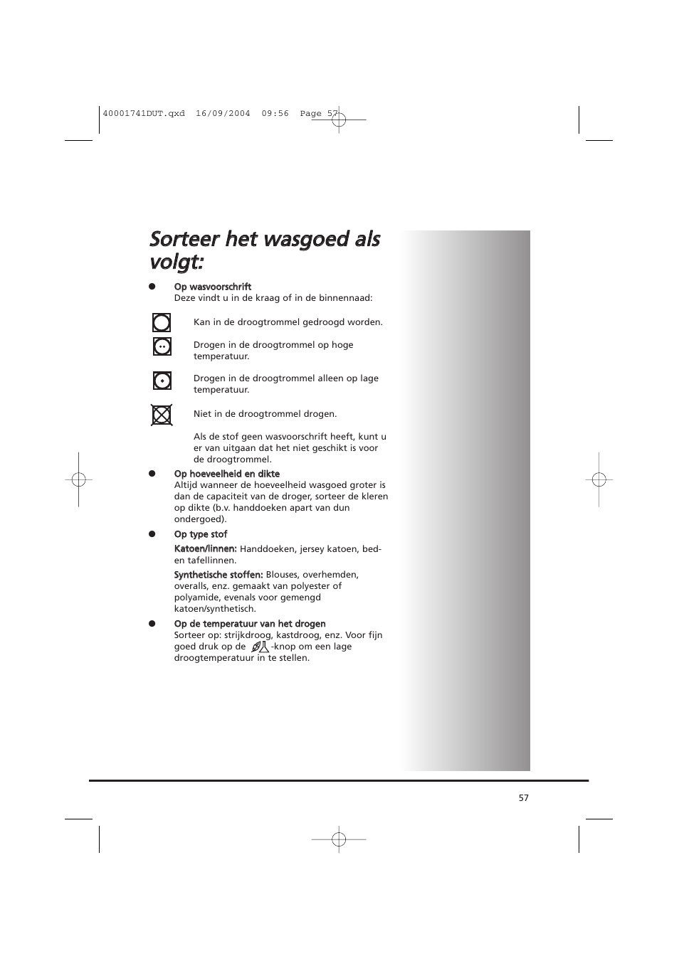 Candy AB CDV 660 -SY User Manual | Page 57 / 132