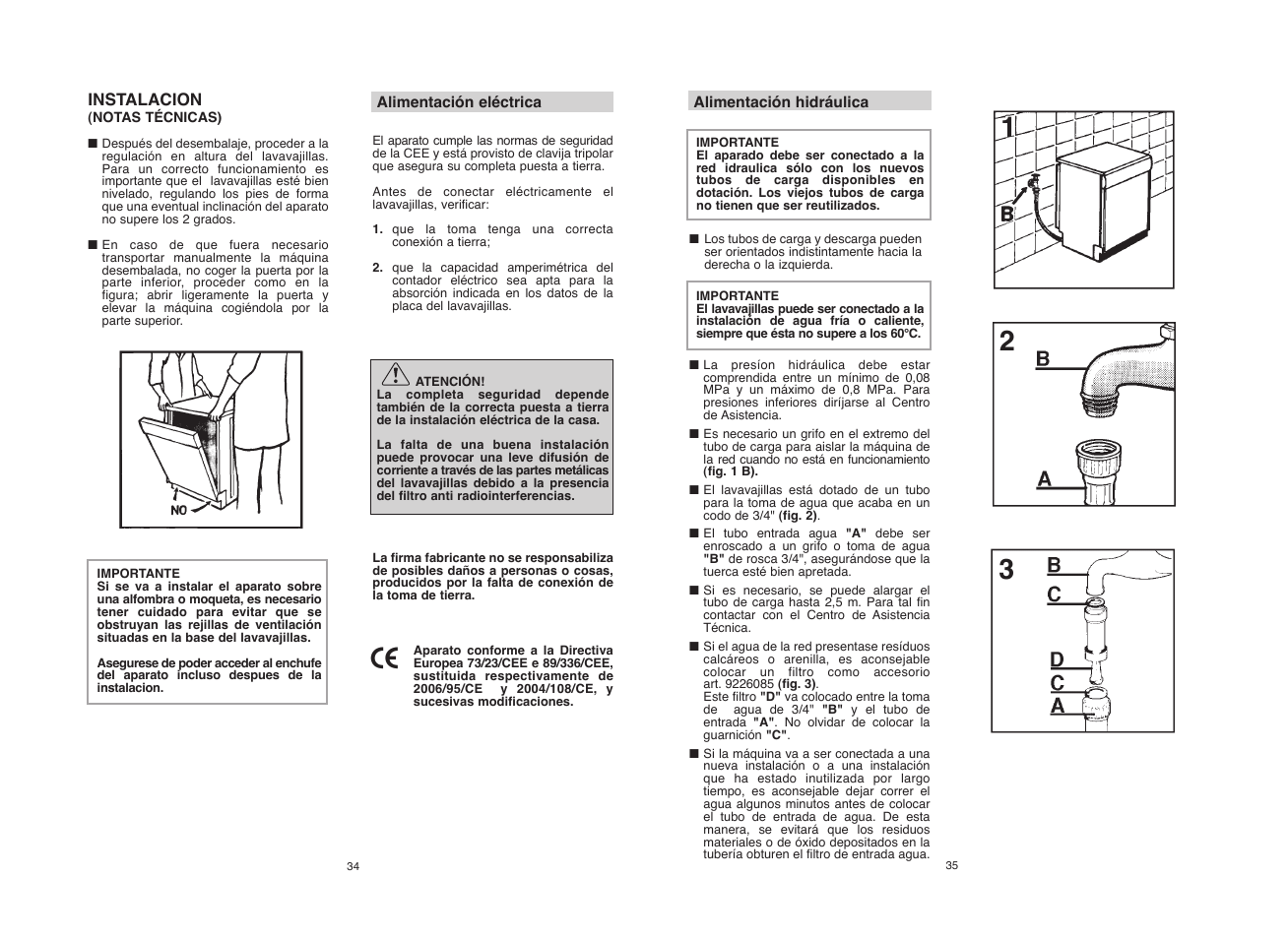 Candy CDF8 615 - S User Manual | Page 18 / 73