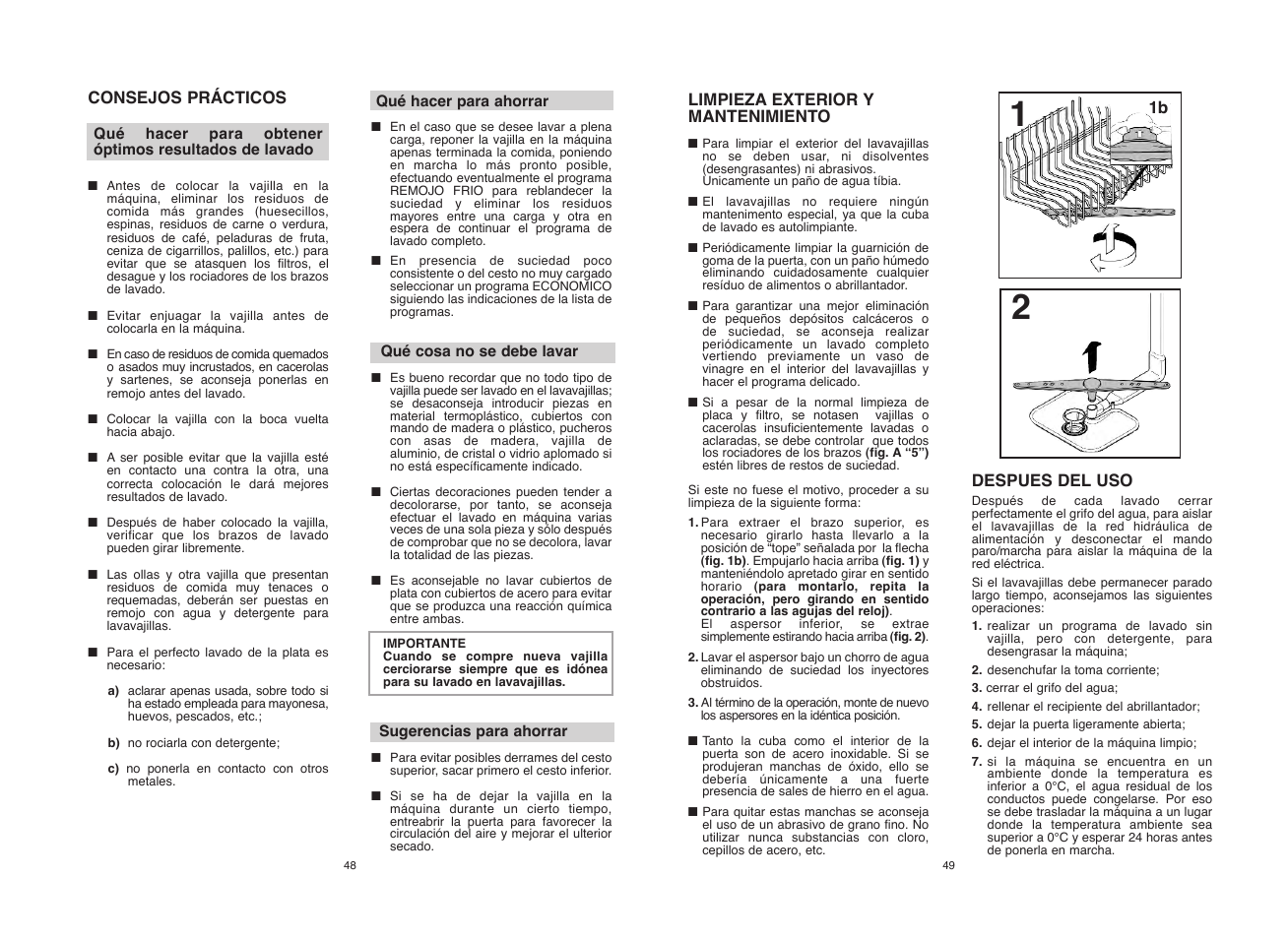 Candy CDF8 615 - S User Manual | Page 25 / 73